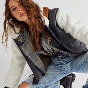 Free People Cozy Track Jacket